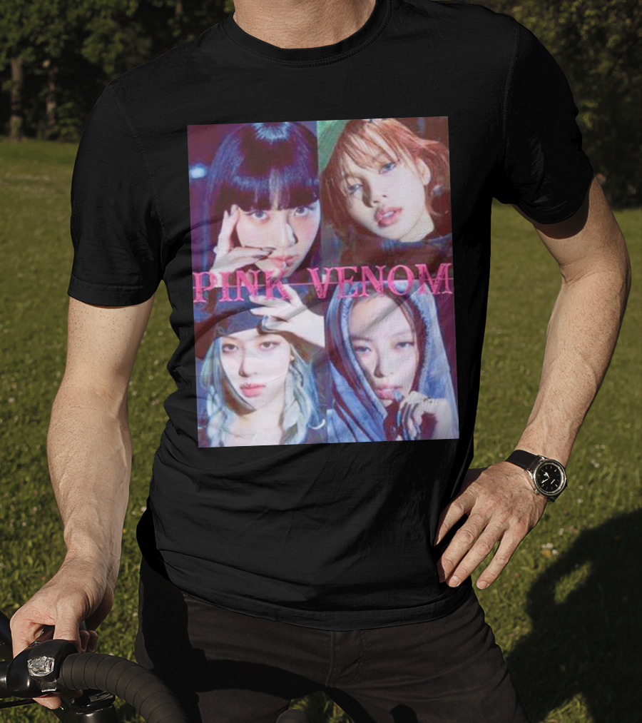 BLACKPINK Born Pink Pink Venom Album Cover T-Shirt