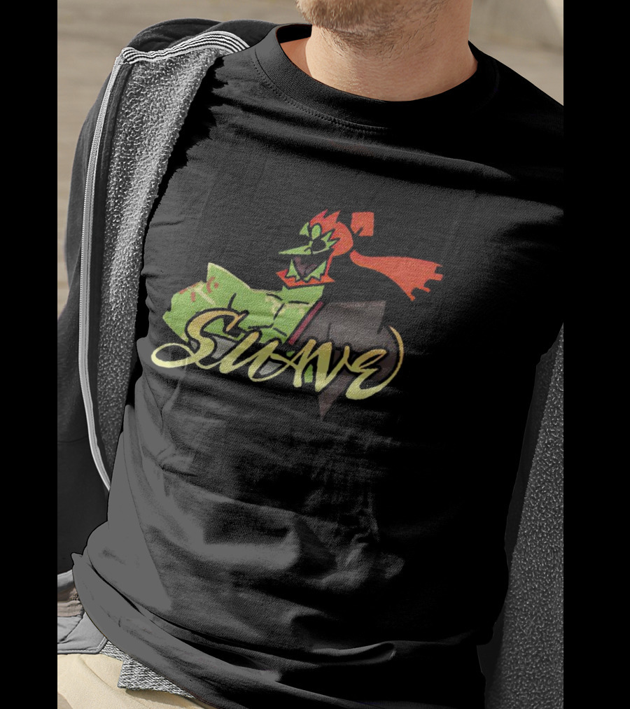 CucuI Ganon Dos Suave Green Red Masked Character T-Shirt