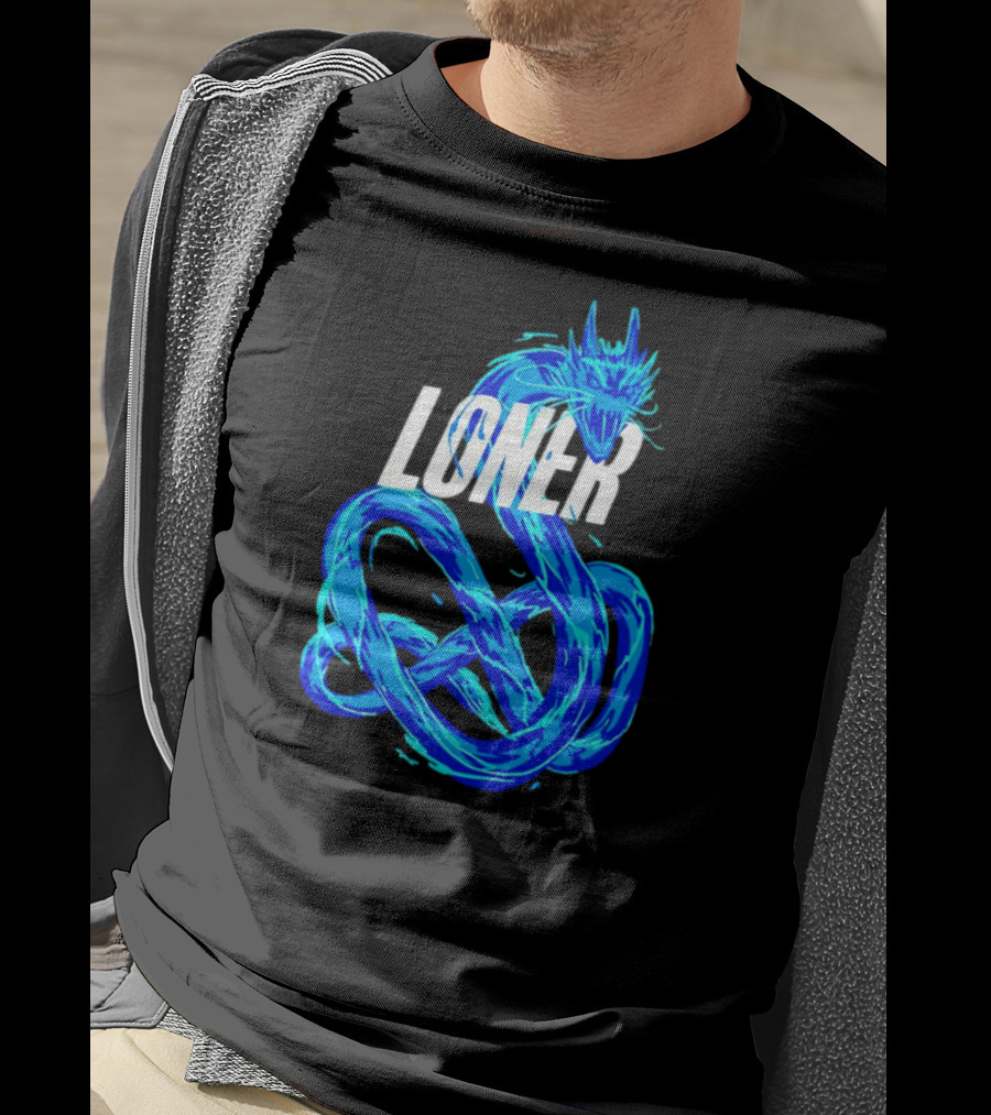 Loner Blue Dragon T-Shirt