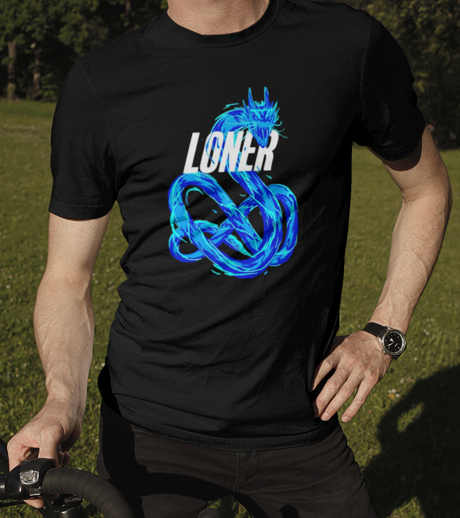 Loner Blue Dragon T-Shirt