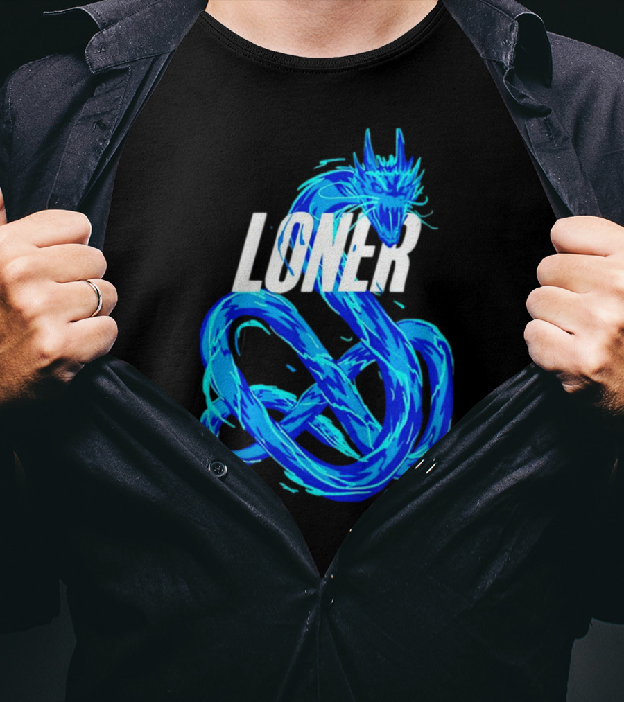 Loner Blue Dragon T-Shirt