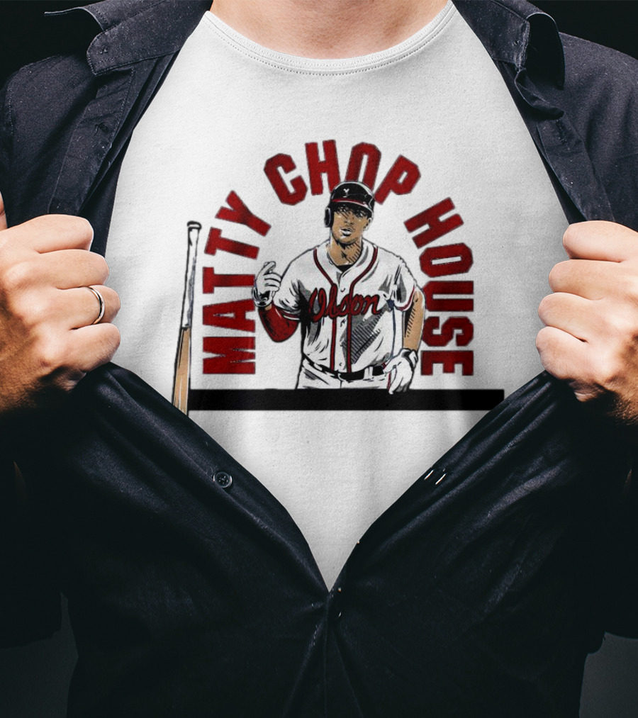 Matty Chop House Matt Olson Baseball T-Shirt