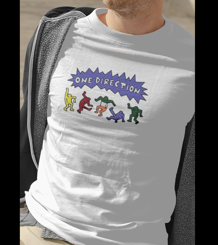 One Direction Dancing Figures Haring T-Shirt