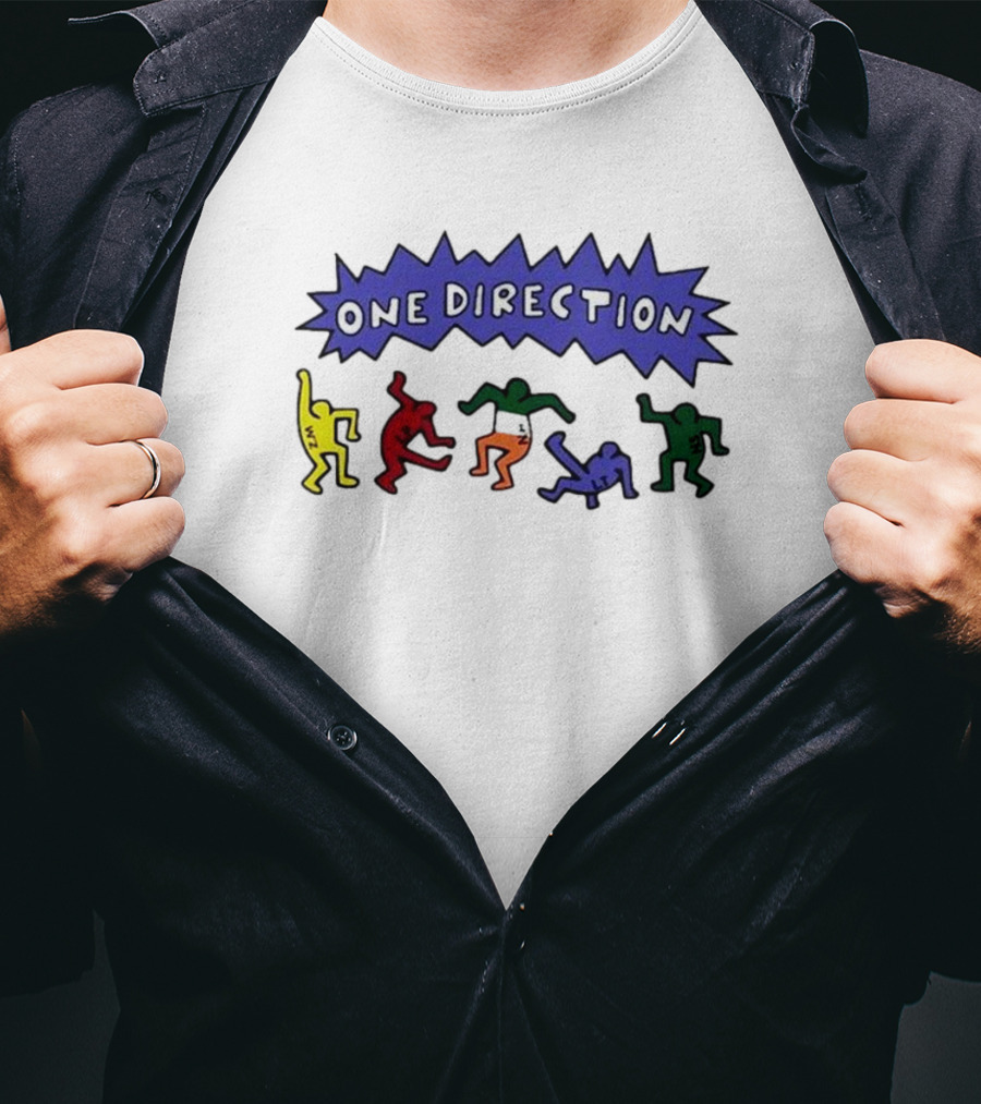 One Direction Dancing Figures Haring T-Shirt