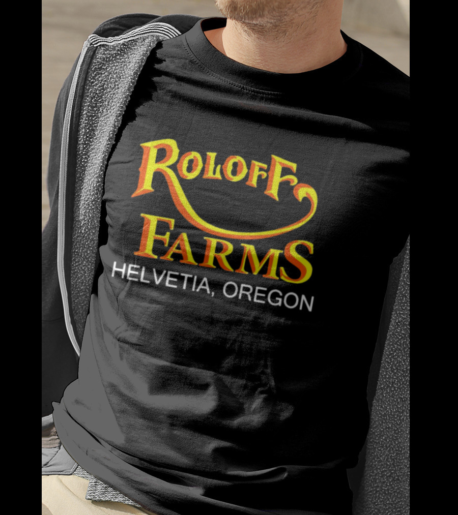 Roloff Farms Helvetia Oregon Bold Orange T-Shirt