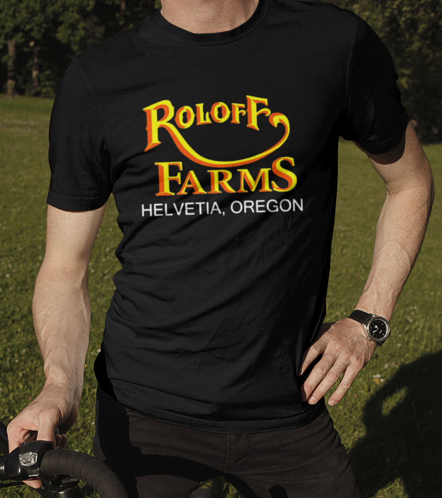 Roloff Farms Helvetia Oregon Bold Orange T-Shirt