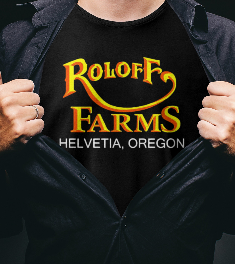 Roloff Farms Helvetia Oregon Bold Orange T-Shirt