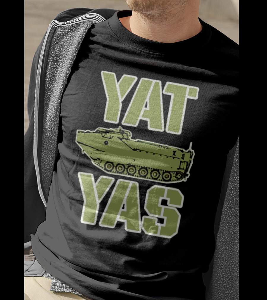 YAT YAS Amphibious Assault Vehicle Text T-Shirt