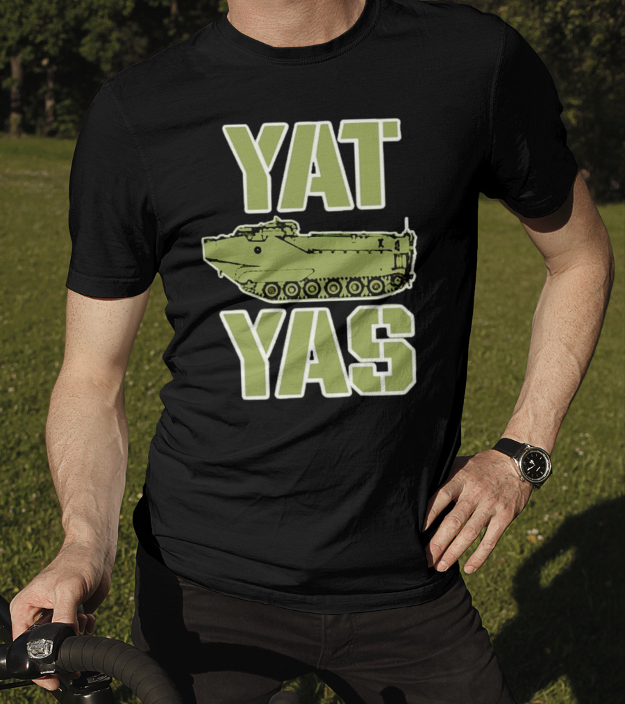 YAT YAS Amphibious Assault Vehicle Text T-Shirt