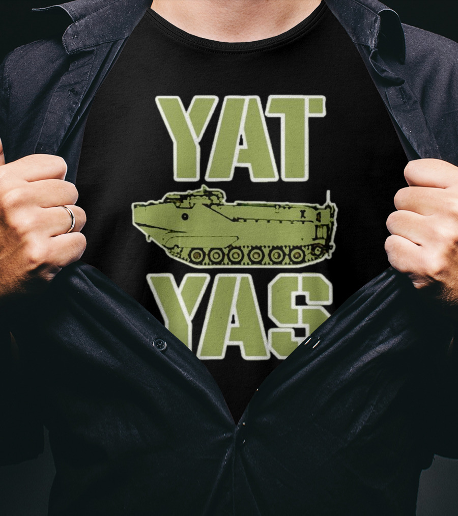 YAT YAS Amphibious Assault Vehicle Text T-Shirt
