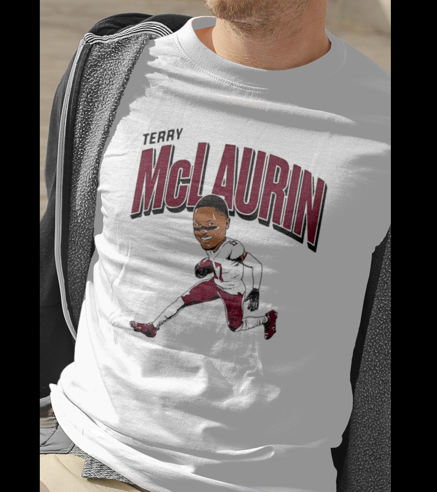 Terry McLaurin 17 Football Player Caricature T-Shirt