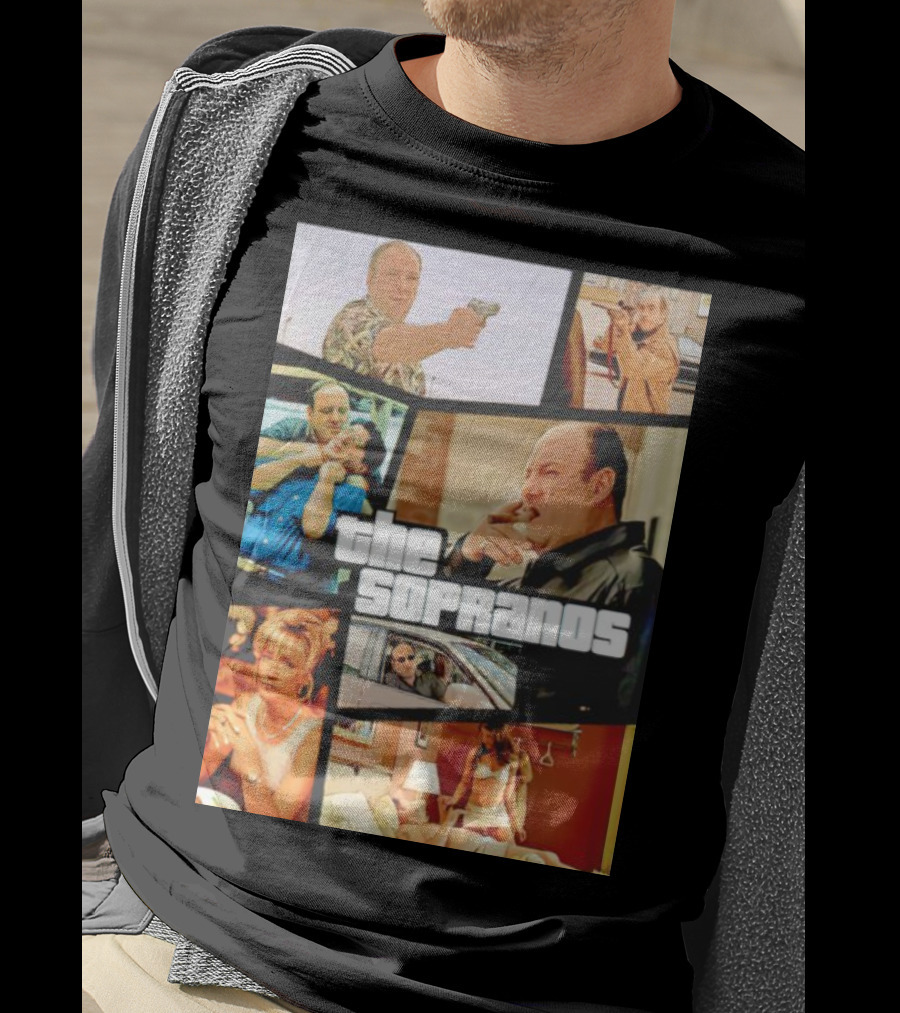 The Sopranos Crime Drama Montage T-Shirt
