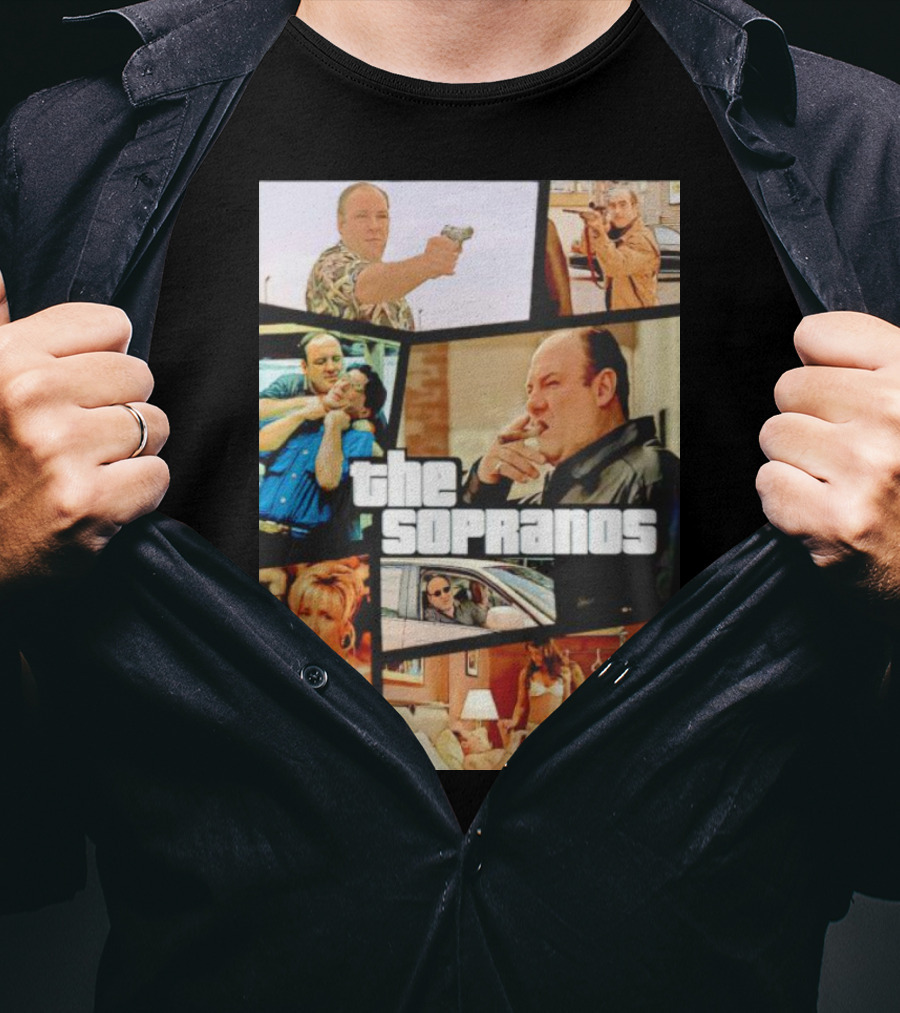 The Sopranos Crime Drama Montage T-Shirt