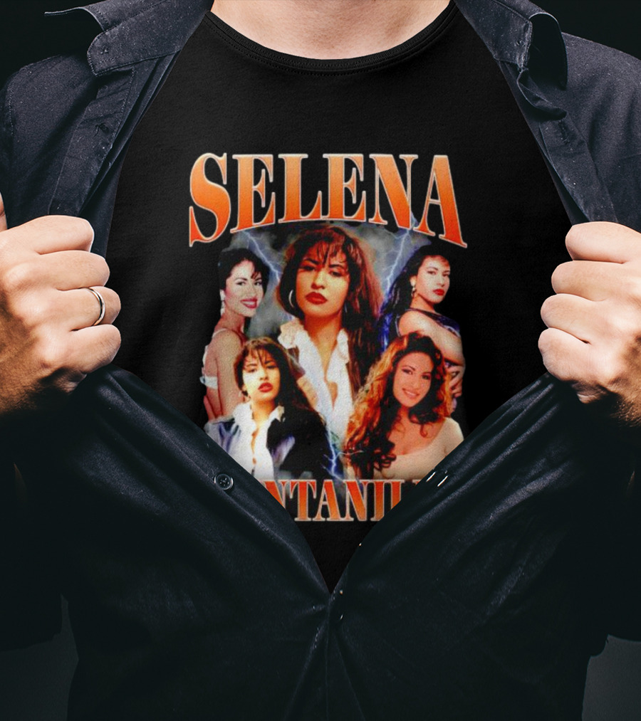 Selena Quintanilla Vintage Iconic Collage T-Shirt