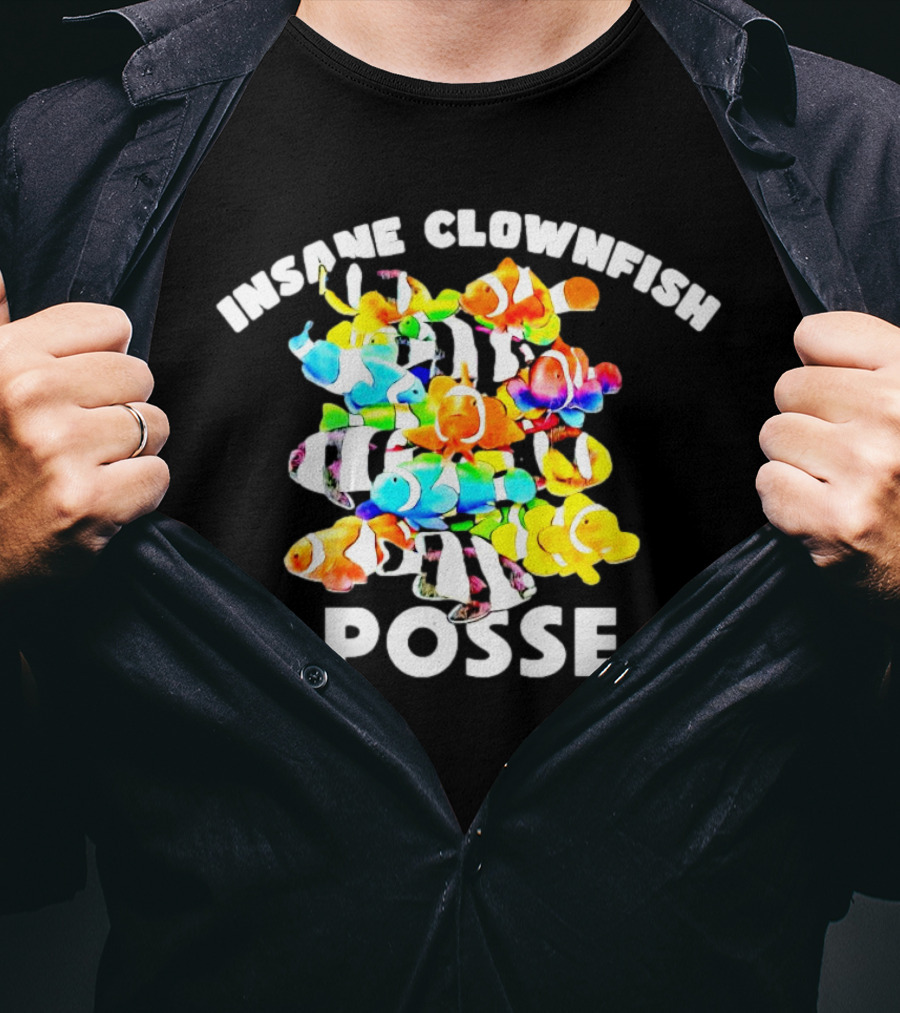 Insane Clownfish Posse Colorful Group T-Shirt