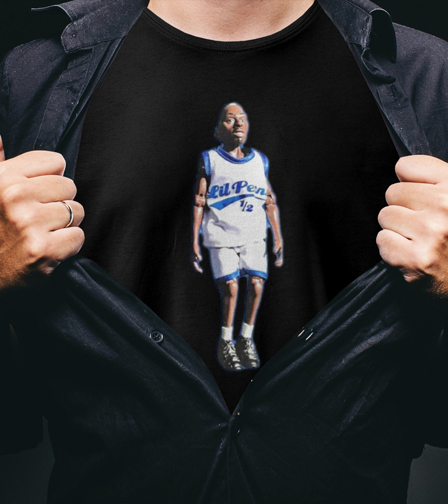 Lil’ Penny 1/2 Basketball Figurine T-Shirt