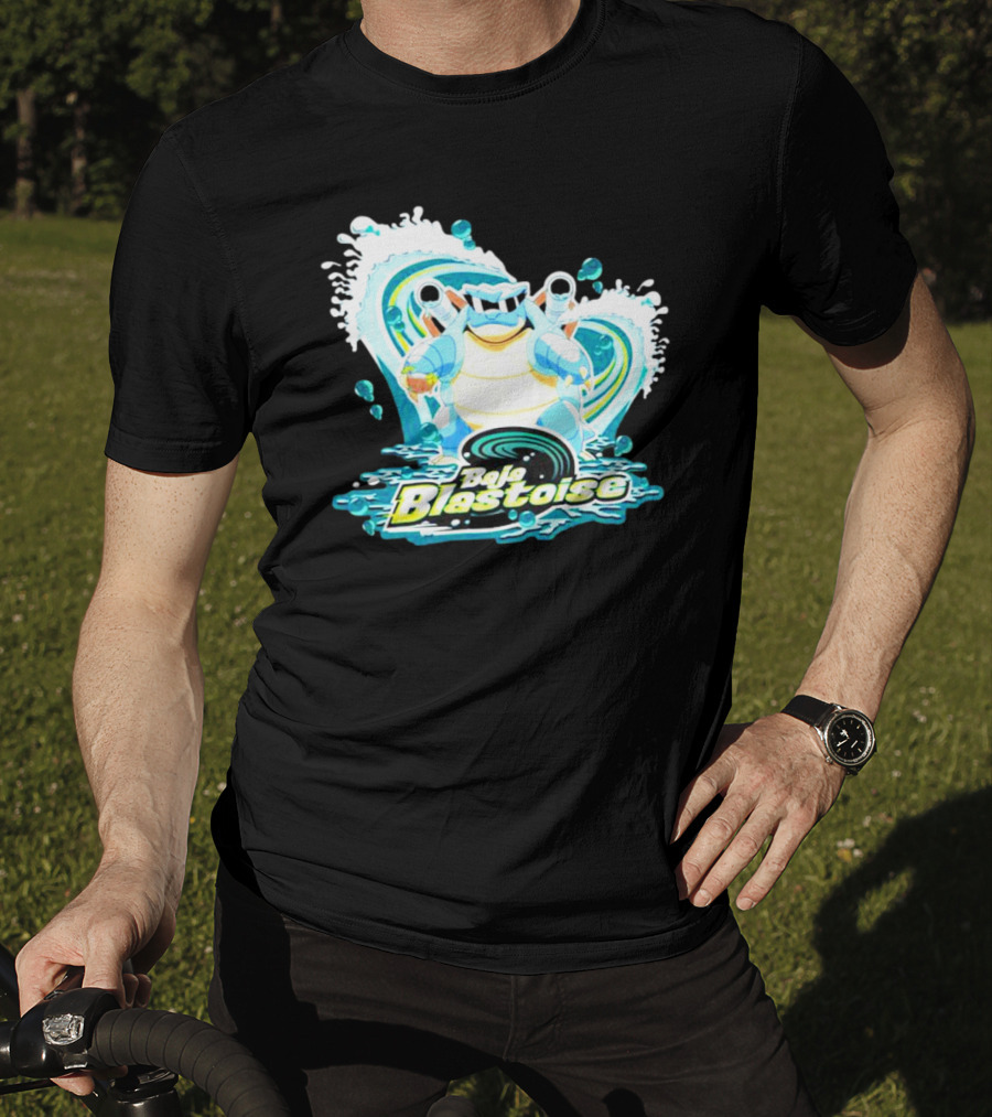 Baja Blastoise Splashing Surf Adventure T-Shirt