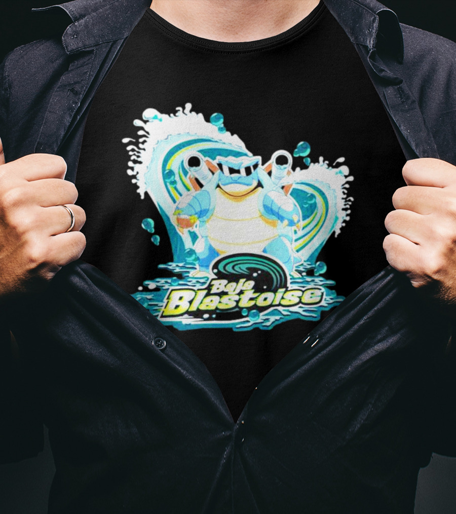 Baja Blastoise Splashing Surf Adventure T-Shirt
