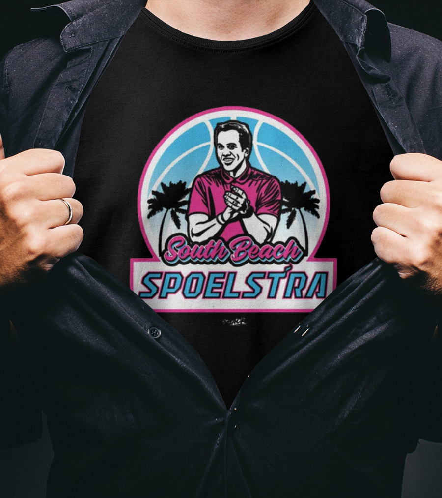 South Beach Spoelstra Miami Basketball Smack T-Shirt