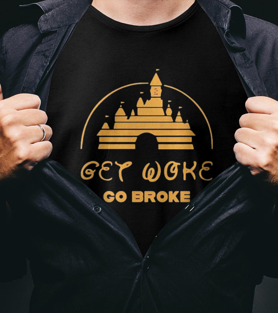 Get Woke Go Broke Castle T-Shirt