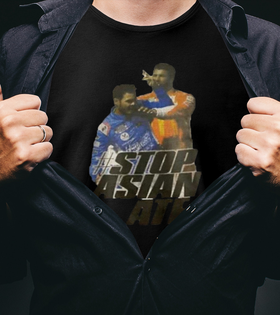 Kyle Larson Bubba Wallace Las Vegas #StopAsianHate T-Shirt
