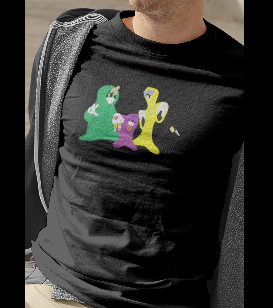 Shadow Wizard Money Gang Colorful Ghosts With Microphones And Spells T-Shirt