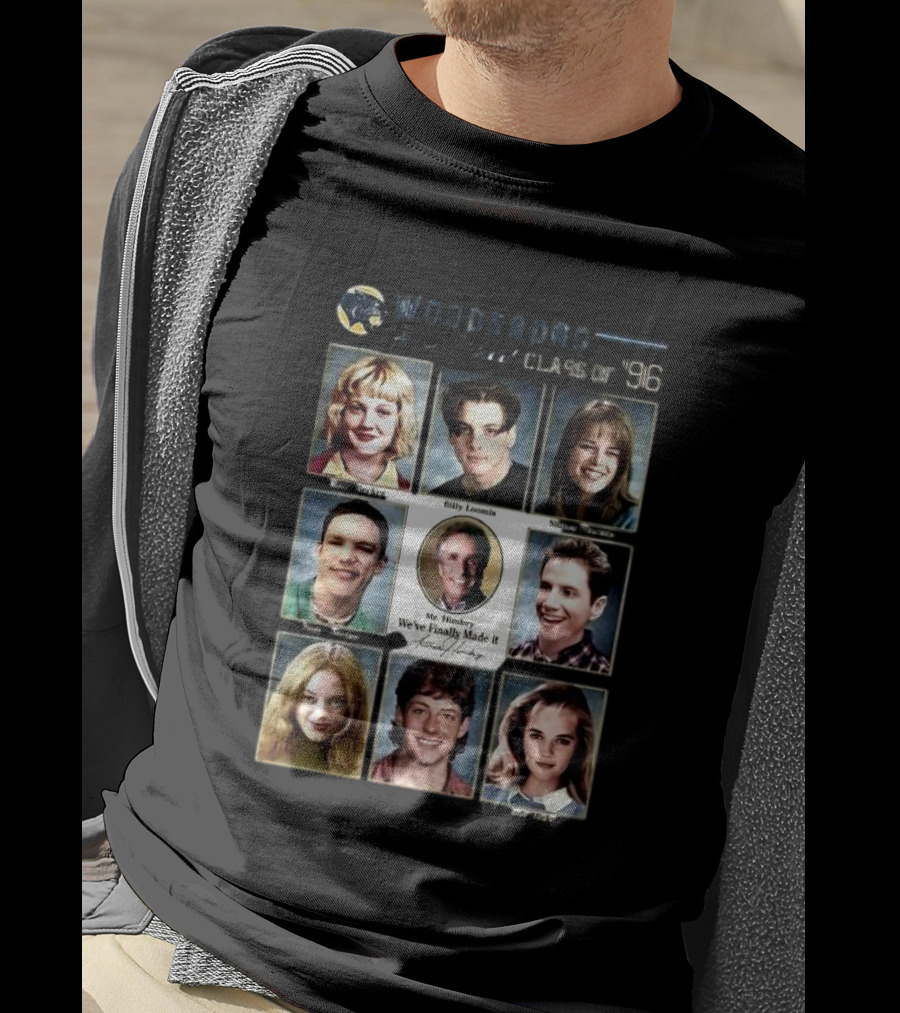 Woodsboro High School Class Of '96 Yearbook Featuring Tatum Stu Billy Sidney Mr. Himbry T-Shirt