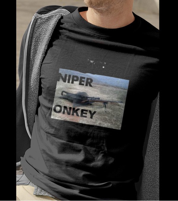 Yes I’m A Simp Sniper Monkey S I M P T-Shirt