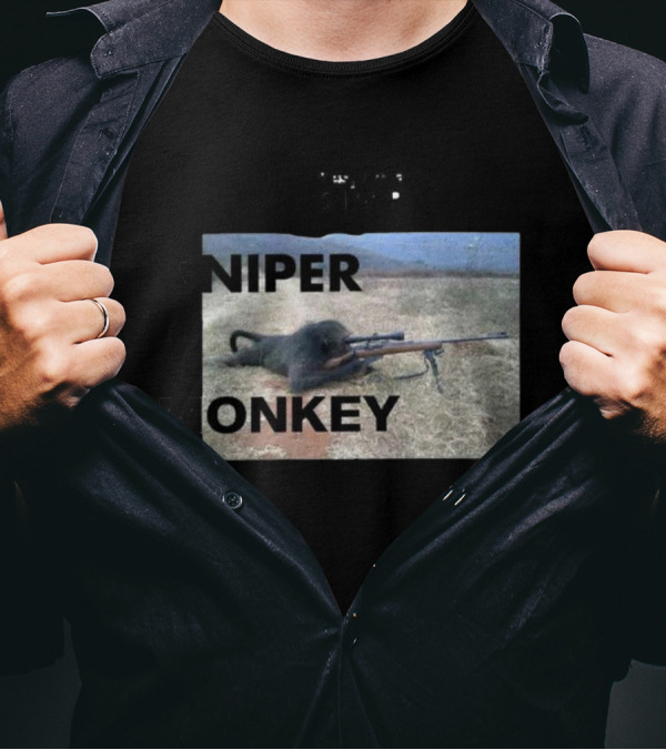 Yes I’m A Simp Sniper Monkey S I M P T-Shirt