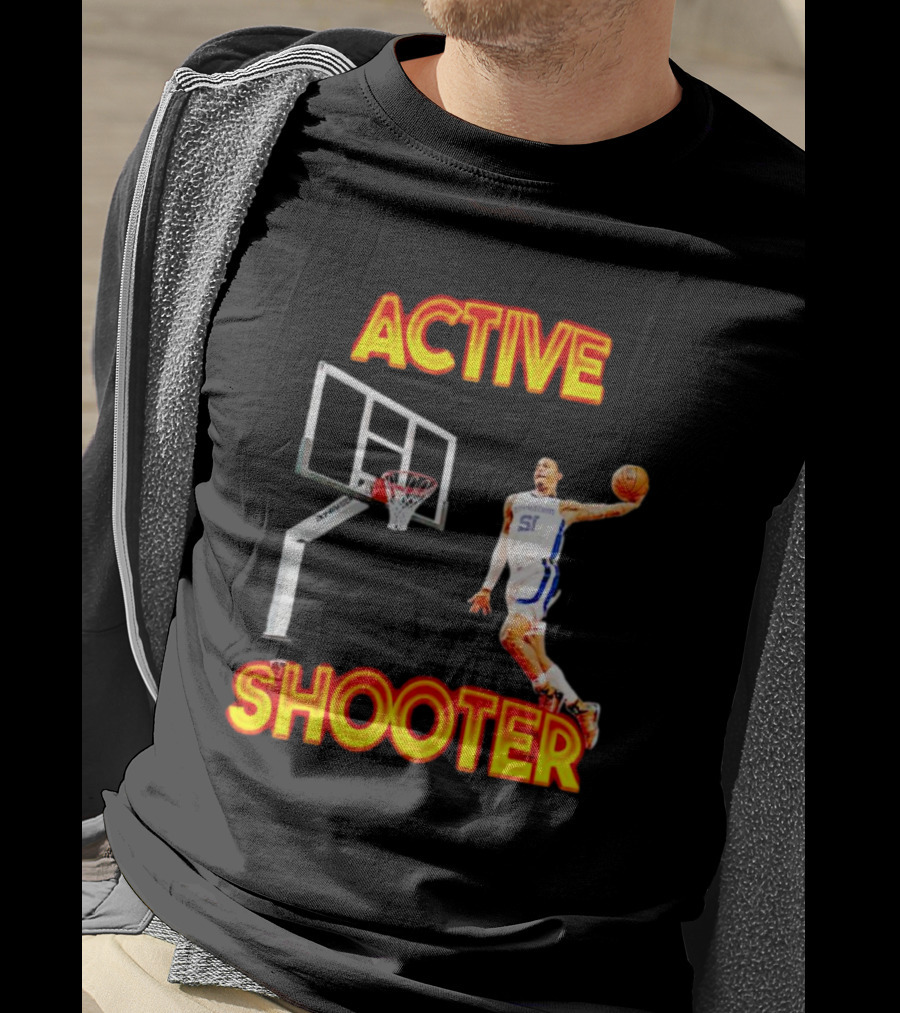 ACTIVE SHOOTER Basketball Dunk Player 51 T-Shirt