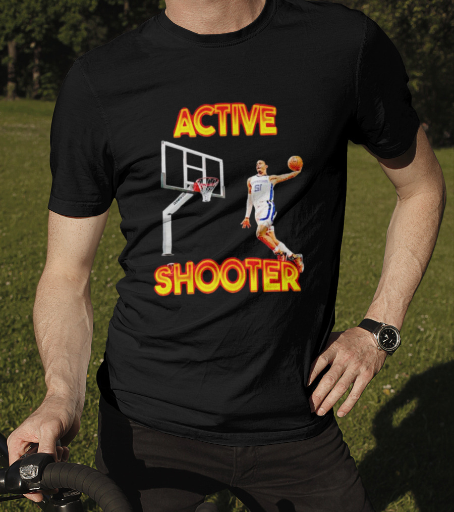 ACTIVE SHOOTER Basketball Dunk Player 51 T-Shirt