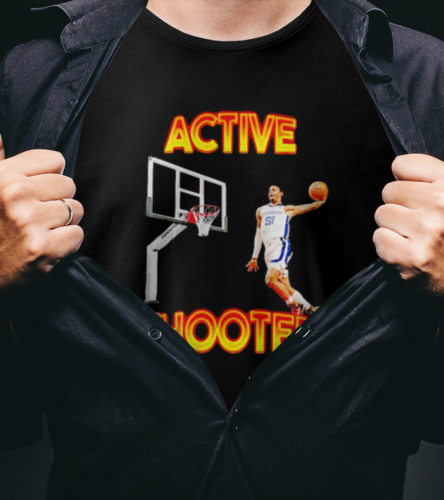 ACTIVE SHOOTER Basketball Dunk Player 51 T-Shirt
