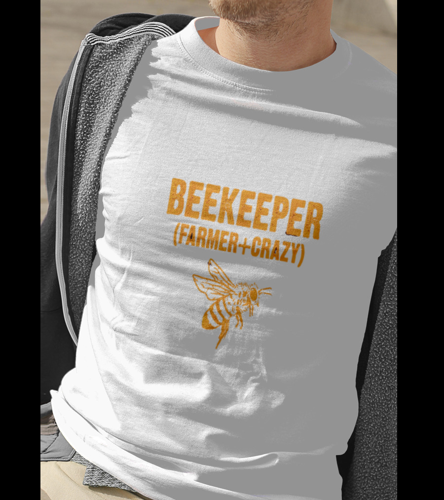 Beekeeper Farmer Crazy Bee T-Shirt