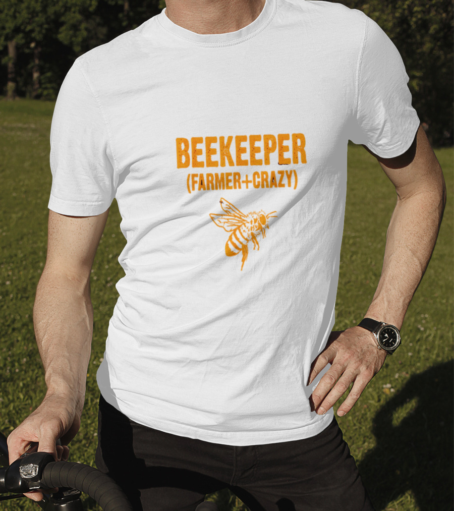 Beekeeper Farmer Crazy Bee T-Shirt