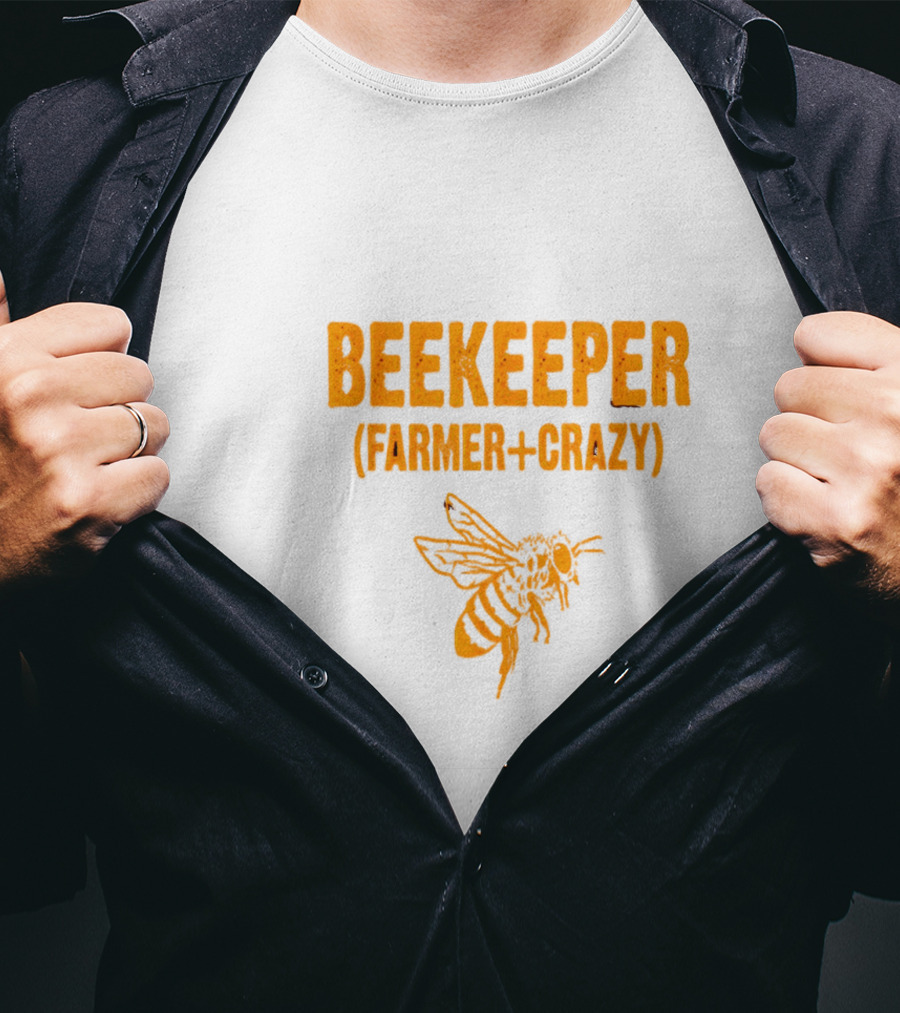 Beekeeper Farmer Crazy Bee T-Shirt