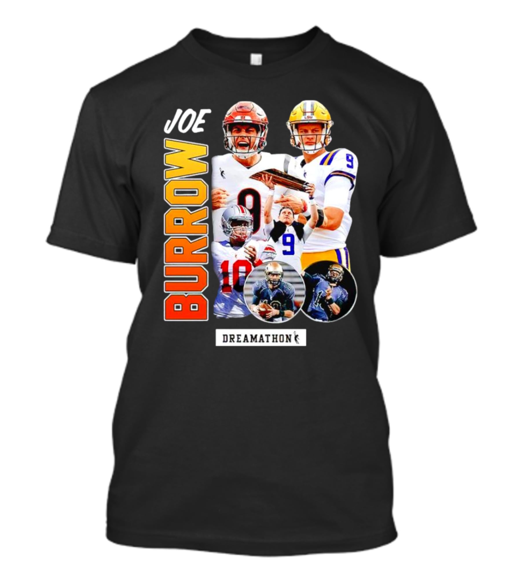 Joe Burrow Dreamathon Football Legacy T-Shirt