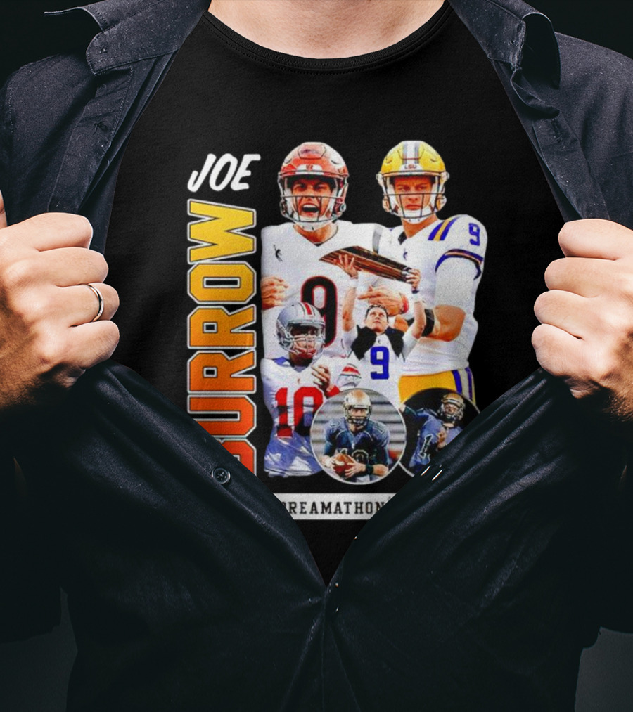 Joe Burrow Dreamathon Football Legacy T-Shirt