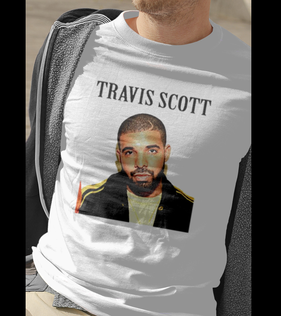 Travis Scott Drake Meme Optical Illusion T-Shirt