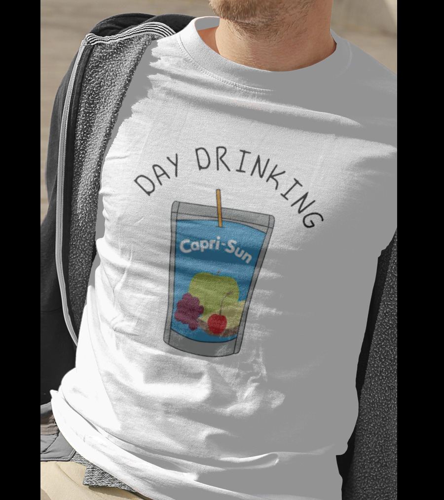 Capri-Sun Day Drinking Funny Fruit Pouch T-Shirt