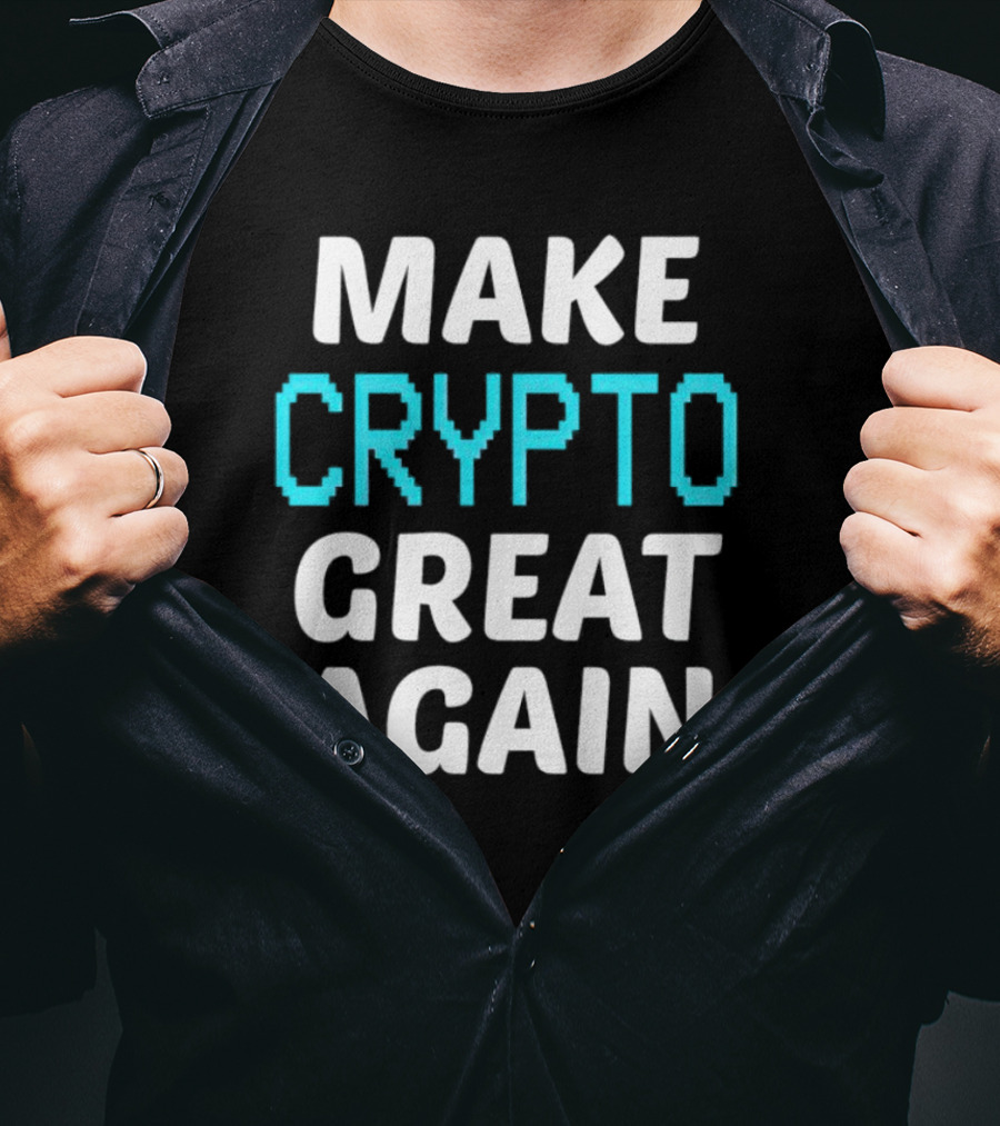 MAKE CRYPTO GREAT AGAIN Retro Pixel T-Shirt