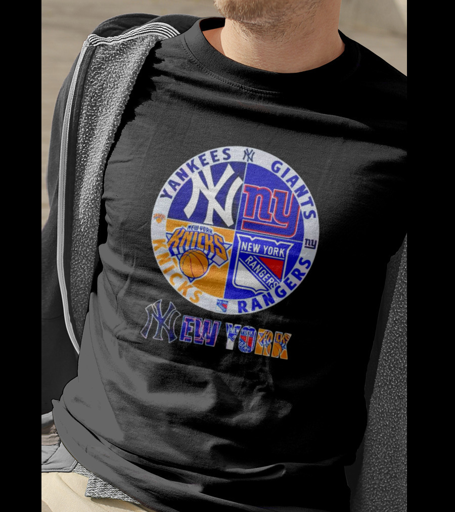 Yankees Giants Knicks Rangers New York T-Shirt