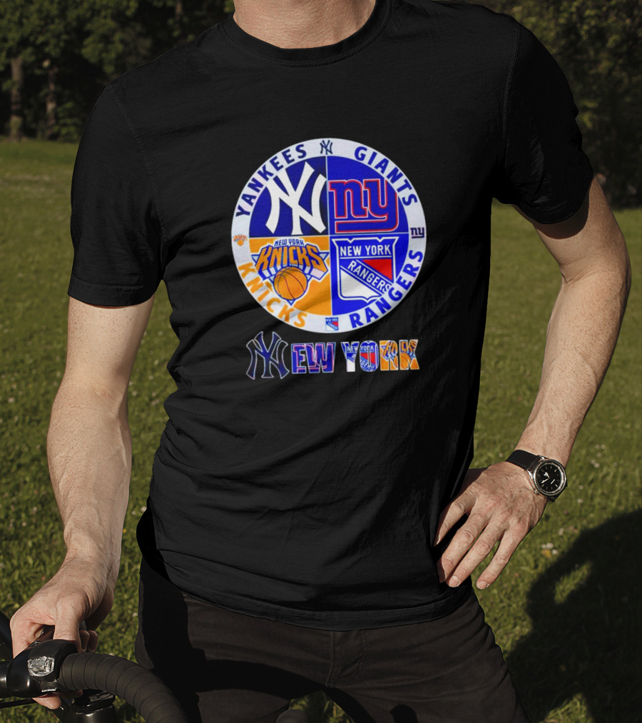 Yankees Giants Knicks Rangers New York T-Shirt