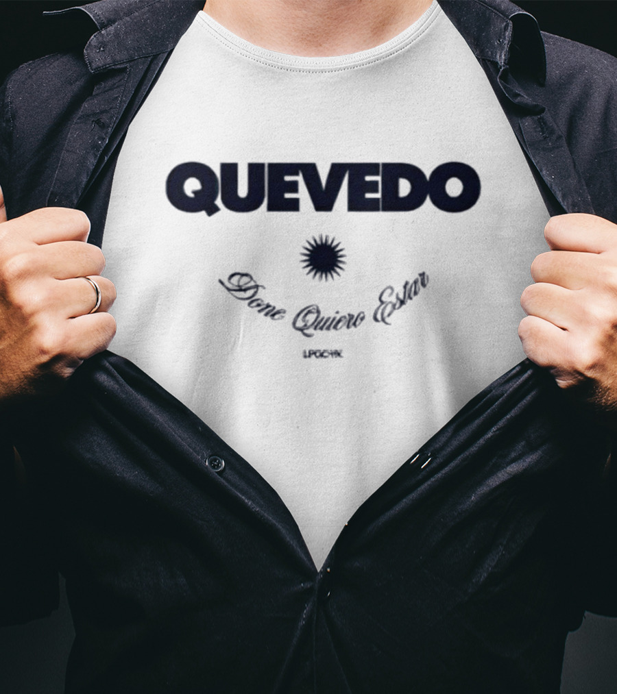 QUEVEDO Donde Quiero Estar LPDC 1991 T-Shirt