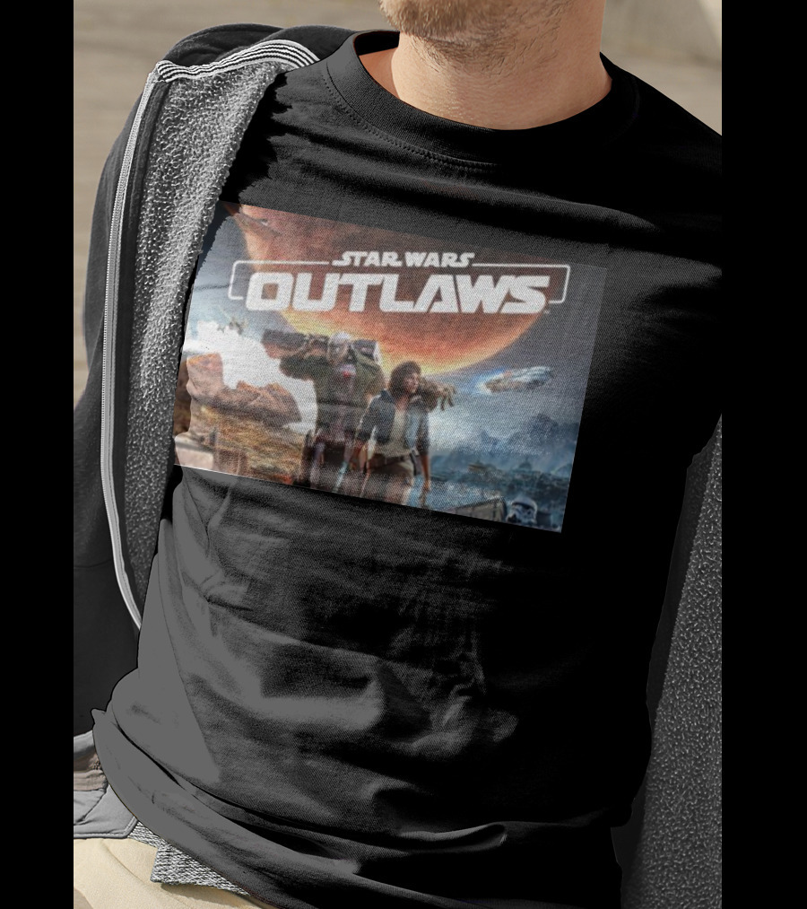 Star Wars Outlaws Adventure In A Galaxy Far Far Away T-Shirt