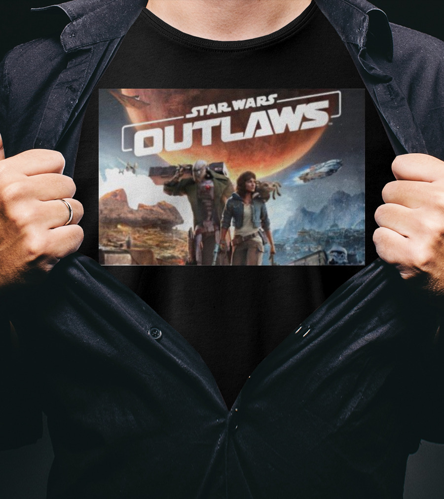 Star Wars Outlaws Adventure In A Galaxy Far Far Away T-Shirt