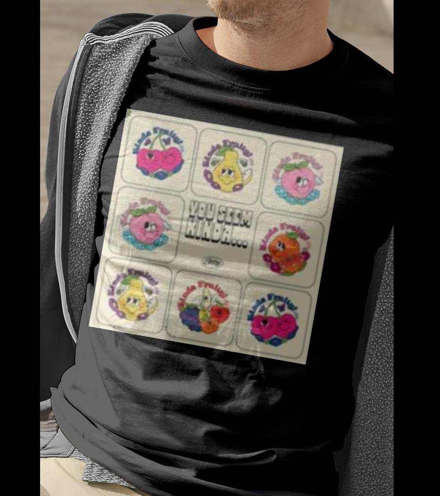 Kinda Fruity Cherry Pear Peach Cute Faces Vibes You Seem Kinda T-Shirt