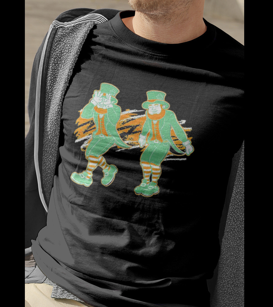 Leprechaun Griddy Dance Football T-Shirt