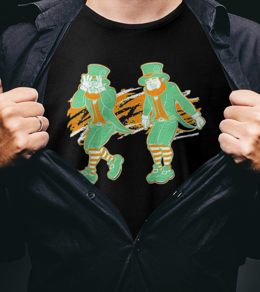 Leprechaun Griddy Dance Football T-Shirt