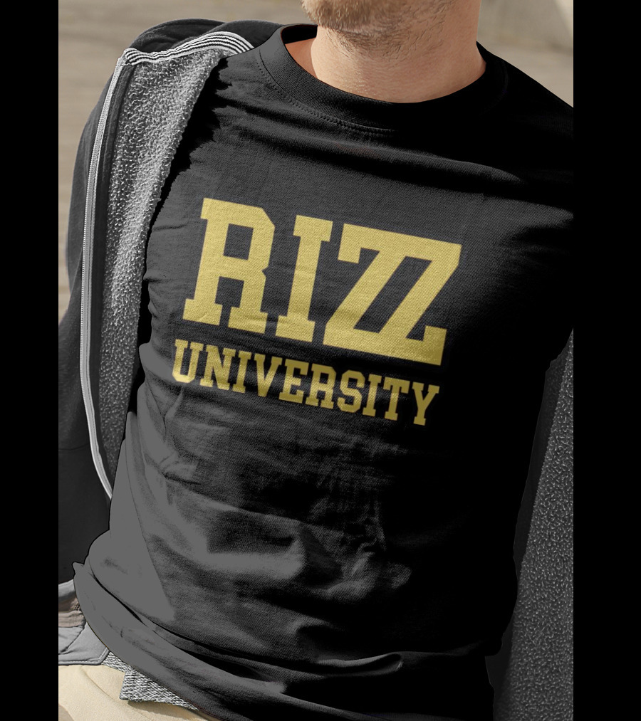 Rizz University Classic Collegiate Font T-Shirt