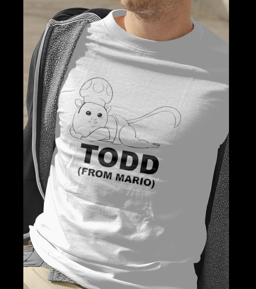 Todd From Mario Mouse With Mushroom Hat T-Shirt